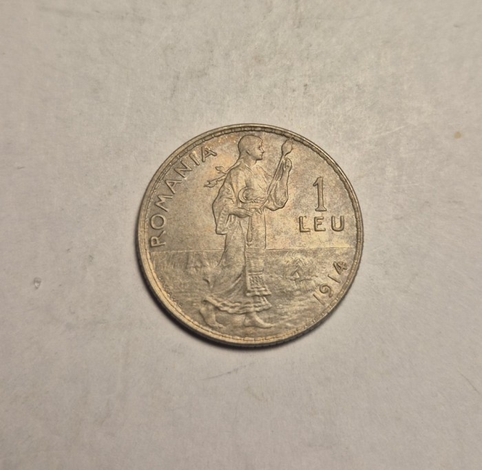 1 leu 1914 UNC