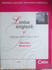 Limba engleza L1. Manual clasa a 12-a