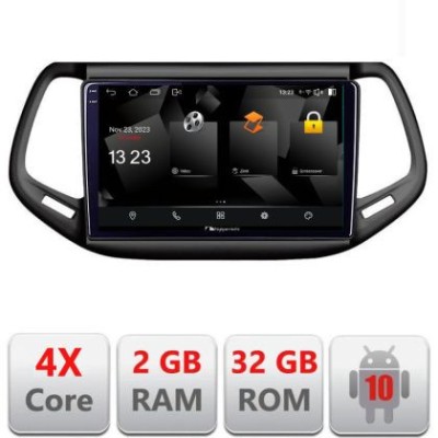 Navigatie Jeep Compass 2017 5230-739 Android Ecran 720P Quad Core 2+32 carplay android auto CarStore Technology foto