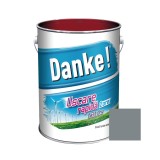 Vopsea alchidica pentru lemn / metal, Danke! Uscare Rapida, interior / exterior, gri metal, 4 L