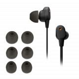 Set 6 Eartip kwmobile pentru Sony WI-1000XM2, Silicon, Gri, 61069.22