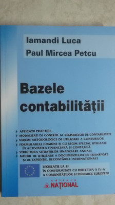 Iamandi Luca, Paul Mircea Petcu - Bazele contabilitatii foto