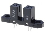 Senzor Fotoelectric Transmițător-Receptor Slot DARK-ON
