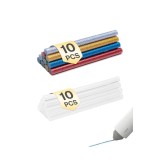 Cartușe colorate cu lipici fierbinte, bețe mini de lipici, 6 culori, set de 20 de bețe de lipici, 7 x 125 mm