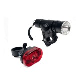 Set lanterna fata si stop spate pentru bicicleta, LED, 2 functii