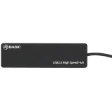 Hub USB 2.0 Tellur Basic, 4 porturi, negru