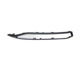 Ornament grila bara protectie, spoiler Skoda Superb (3v), 2019-06.2024, montare fata, stanga, negru/negru, RapidAuto