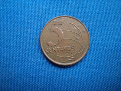 5 CENTAVOS 1998 /BRAZILIA foto