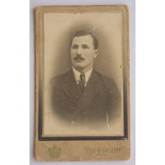 CDV Atelier Romania Visit-Portrait Souvenir - Bărbat la costum