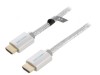 Cablu HDMI 2.0 5m cu mufă HDMI din ambele părţi, PVC textilă