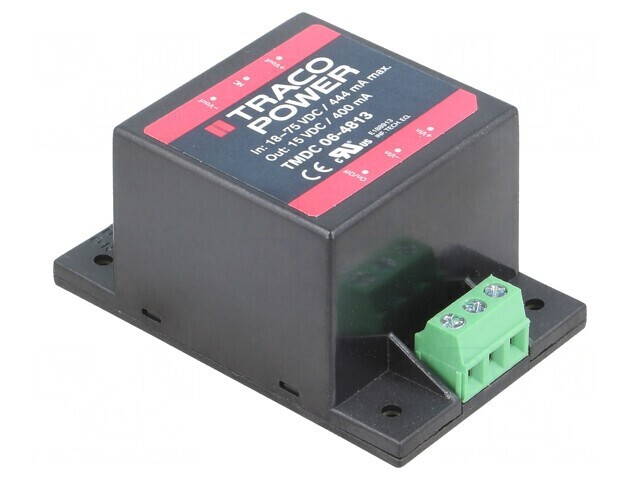 Convertor DC/DC 6W 18-75V la 15V 400mA