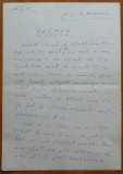 Manuscris olograf Geo Bogza, Vremea, 5 pagini, 1979, eseu literar