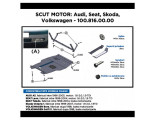 Scut motor metalic Volkswagen Golf IV, Bora, Octavia I 13898 62222 / 10676533