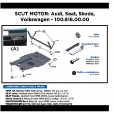 Scut motor metalic Volkswagen Golf IV, Bora, Octavia I 13898 62222 / 10676533