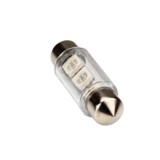 Bec LED 2 SMD SOFIT 31MM STICLA 5050 12V VERDE COD: PT57 Automotive TrustedCars