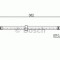 Conducta / cablu frana VW LUPO (6X1, 6E1) (1998 - 2005) BOSCH 1 987 476 696