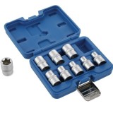 Trusa cu 9 tubulare torx E10-E24, BGS