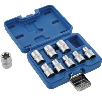 Trusa cu 9 tubulare torx E10-E24 foto