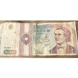 (1) Romania bancnota 1000 lei 1991 Septembrie