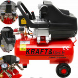 Compresor aer comprimat 24 25 litri 8 bar 2,8 KW (KD400), Kraft&amp;Dele