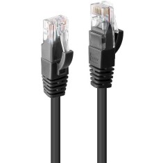 Cablu retea Lindy LY-48078 2m Cat.6 U/UTP, Black foto