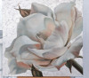 Pictori Romani Tablou abstract pictat manual ulei, Pictura trandafir 100x100cm, Flori