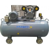 Stager HM-V-0.6-200L - Compresor cu ulei 4100 W 200 l 600 l/min 8 bar trifazat