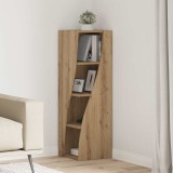 vidaXL Dulap de colț Alb 32x32x102cm Lemn compozit 889864