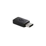 Adaptor Conversie MicroUSB la USB Type-C OEM, Negru