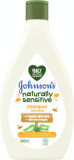 Johnson&acute;s naturally sensitive șampon pentru copii, 395 ml