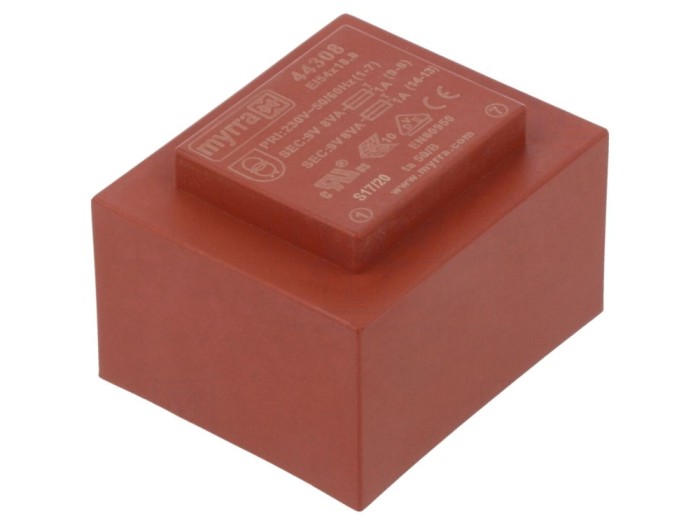 Transformator &Icirc;ncapsulat 16VA 230V 9V 9V PCB