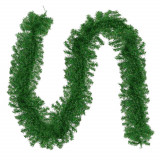 Ghirlanda artificiala de Craciun, 3 m, 20 cm latime, 215 crengute, verde