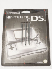 Nintendo DS stylus DS phat primul model original set 3 bucati - sigilate - negru foto