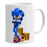 Cana alba personalizata sonic the hedgehog, INOVATIX&reg;. 330 ml, Oem