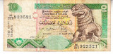M1 - Bancnota foarte veche - Sri Lanka - 10 rupii - 2001