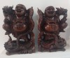 Superbe sculpturi de dimensiuni mari lucrare dintr-o singură bucata de lemn reprezentand Buddha cu dragonul