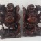 Superbe sculpturi de dimensiuni mari lucrare dintr-o singură bucata de lemn reprezentand Buddha cu dragonul