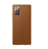 Husa Samsung Piele Galaxy Note 20 / Note 20 5G - EF-VN980LAEGEU, Maro