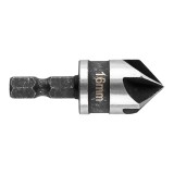 Sanfren hexagonal 16 mm Graphite pentru lemn, aluminiu si plastic