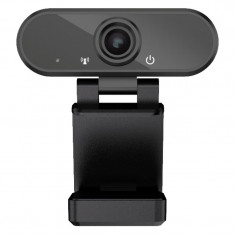 Camera Web In One, 1080P, 7.5 x 9 x 4.5 cm, usb 2.0, FullHD, trepied inclus, Negru