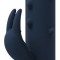 Vibrator Alpheus Goddess Collection, 10 Moduri Vibratii, Silicon, USB, Albastu Inchis, 23 cm