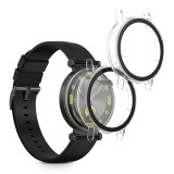 Set 2 Huse Kwmobile cu sticla securizata pentru Huawei Watch GT 4 (41mm), Transparent, Plastic, KWM0000254P001C