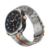 Bratara Techsuit W063 Samsung Watch Ultra 47mm portocaliu - metal