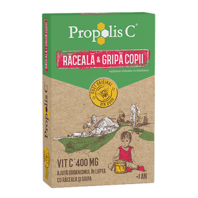 Propolis C Raceala si Gripa Kids Fiterman 8pl foto