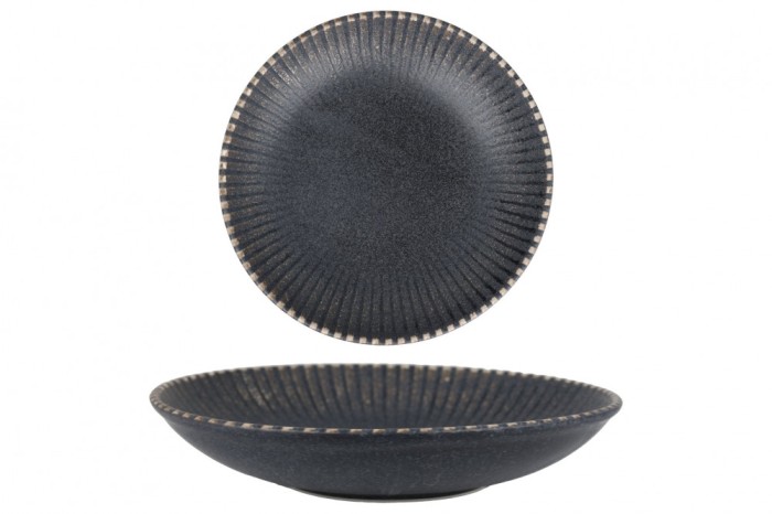 ID Fine Farfurie ad&acirc;ncă - Reckless - Porţelan - 22 cm (700cc) - set de 6