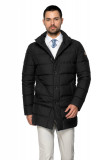 Geaca barbati neagra cu puf de gasca G027, 42, 44, 46, 48, 50, 52, 54, 56, 58, 60