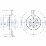 DELPHI BG4148C Disc frana