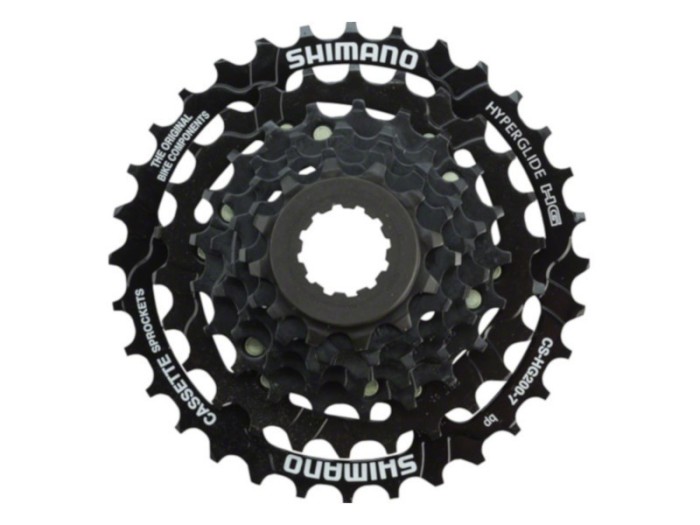 Bloc de pinioane pe caseta Shimano CS-HG200-7, 7 viteze, 12-14-16-18-21-26-32T Cod:ECSHG2007232T