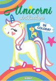 Unicorni stralucitori de colorat (bleu) - Girasol