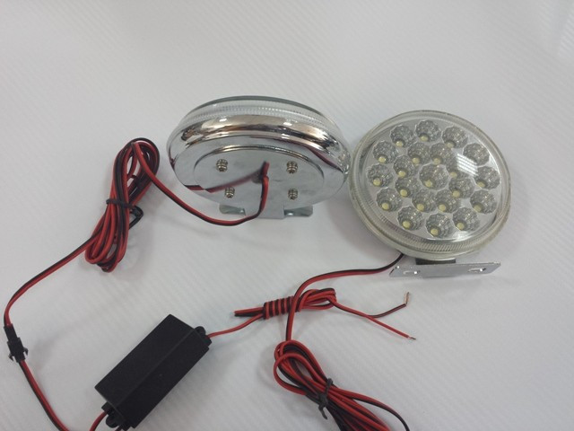 Proiectoare LED DRL 107B 20 leduri / proiector ManiaCars
